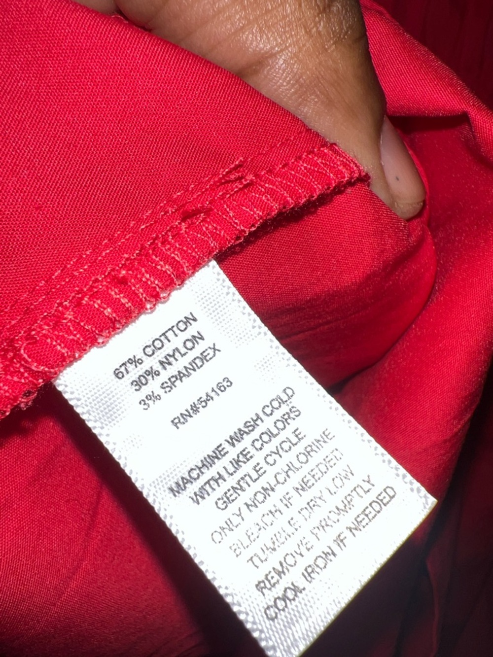 Marc New York Womens Bright Red Ruffle Sleeve Smocked Top 2XL - Picture 8 of 8